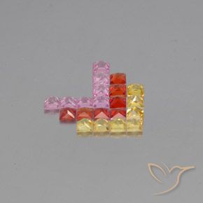 Shop natural 3.09ct マルチカラー サファイア gems, 四角形, from タンザニア at GemSelect. In stock, global shipping!
