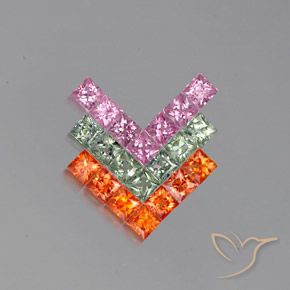 Shop natural 3.43ct マルチカラー サファイア gems, 四角形, from タンザニア at GemSelect. In stock, global shipping!