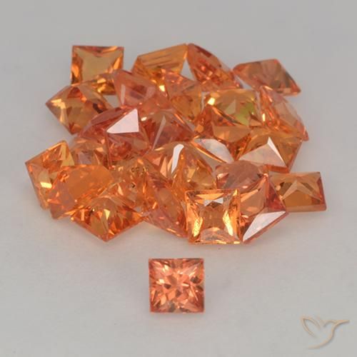 Shop natural 3.64ct アンバーオレンジ サファイア gems, 四角形, from タンザニア at GemSelect. In stock, global shipping!