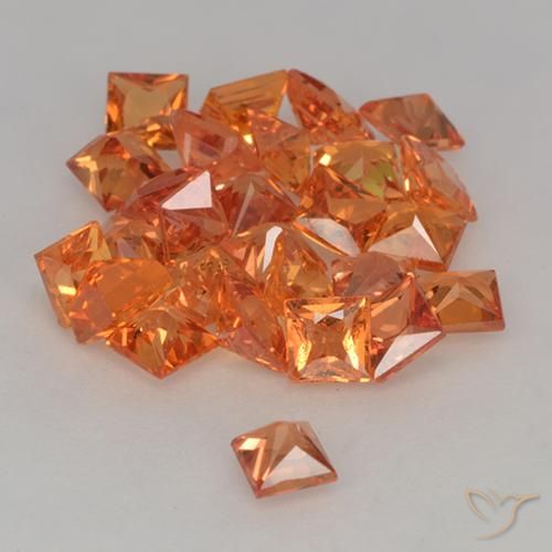 Shop natural 3.64ct アンバーオレンジ サファイア gems, 四角形, from タンザニア at GemSelect. In stock, global shipping!