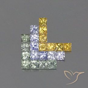 Shop natural 3.14ct マルチカラー サファイア gems, 四角形, from タンザニア at GemSelect. In stock, global shipping!
