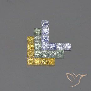 Shop natural 2.84ct マルチカラー サファイア gems, 四角形, from タンザニア at GemSelect. In stock, global shipping!