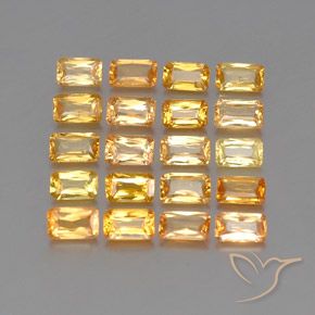 Shop natural 6.80ct オレンジゴールド サファイア gems, 八角形 / エメラルドカット, from タンザニア at GemSelect. In stock, global shipping!