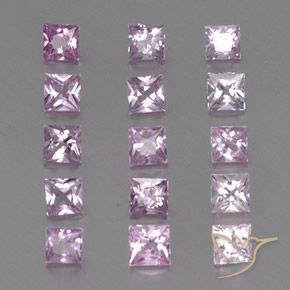 Shop natural 1.91ct ミディアム薄いピンク サファイア gems, 四角形, from タンザニア at GemSelect. In stock, global shipping!