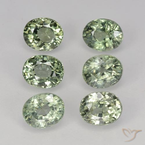 Shop natural 4.06ct Medium Light Green サファイア gems, 楕円形, from マダガスカル at GemSelect. In stock, global shipping!