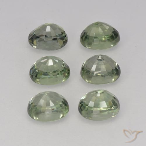 Shop natural 4.06ct Medium Light Green サファイア gems, 楕円形, from マダガスカル at GemSelect. In stock, global shipping!