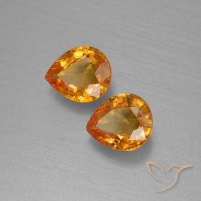 Shop natural 1.40ct アプリコットオレンジ サファイア gems, 洋梨の形, from タンザニア at GemSelect. In stock, global shipping!