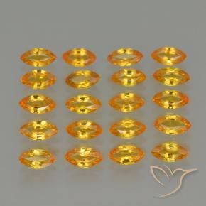 Shop natural 4.40ct 濃いオレンジゴールド サファイア gems, マーキーズ, from タンザニア at GemSelect. In stock, global shipping!