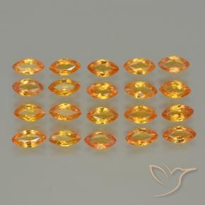 Shop natural 3.49ct 濃いオレンジゴールド サファイア gems, マーキーズ, from タンザニア at GemSelect. In stock, global shipping!