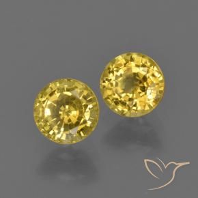 Shop natural 1.02ct 深い黄色 サファイア gems, ラウンド, from タイ at GemSelect. In stock, global shipping!