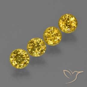 Shop natural 2.34ct 黄色がかったゴールド サファイア gems, ラウンド, from タイ at GemSelect. In stock, global shipping!