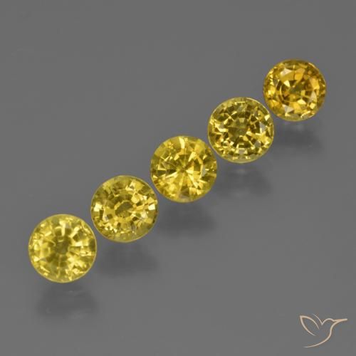 Shop natural 3.05ct 薄いハニーイエロー サファイア gems, ラウンド, from タイ at GemSelect. In stock, global shipping!