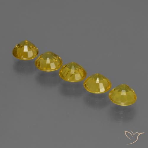 Shop natural 3.05ct 薄いハニーイエロー サファイア gems, ラウンド, from タイ at GemSelect. In stock, global shipping!