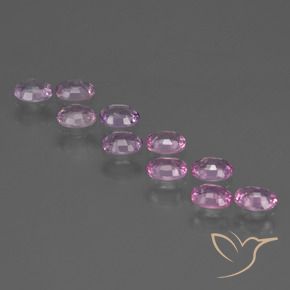 Shop natural 2.29ct 薄いピンクがかったバイオレットパープル サファイア gems, 楕円形, from タンザニア at GemSelect. In stock, global shipping!