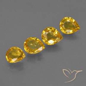 Shop natural 2.42ct ゴールド サファイア gems, 洋梨の形, from タイ at GemSelect. In stock, global shipping!