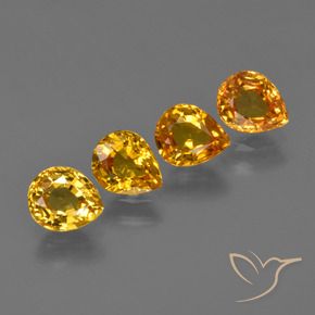 Shop natural 2.70ct ミディアムオレンジ サファイア gems, 洋梨の形, from タイ at GemSelect. In stock, global shipping!