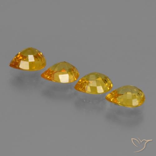 Shop natural 2.78ct ゴールド サファイア gems, 洋梨の形, from タイ at GemSelect. In stock, global shipping!