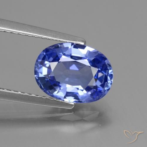 5.07ct 天然 コーンフラワーブルー サファイア, 楕円形, VS
