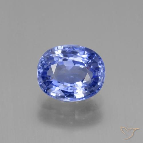 2.63ct 天然 パステルブルー サファイア, 楕円形, VVS-VS