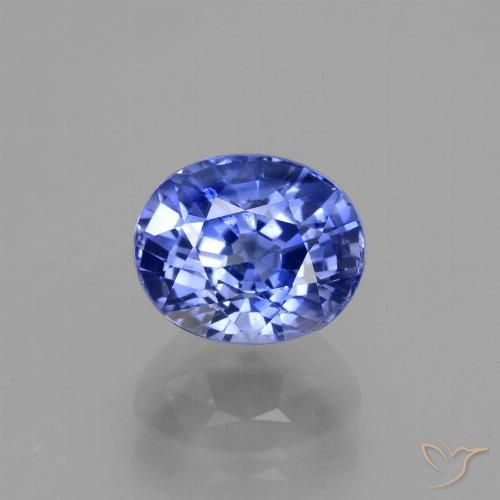 2.71ct 天然 薄いコーンフラワーブルー サファイア, 楕円形, VS