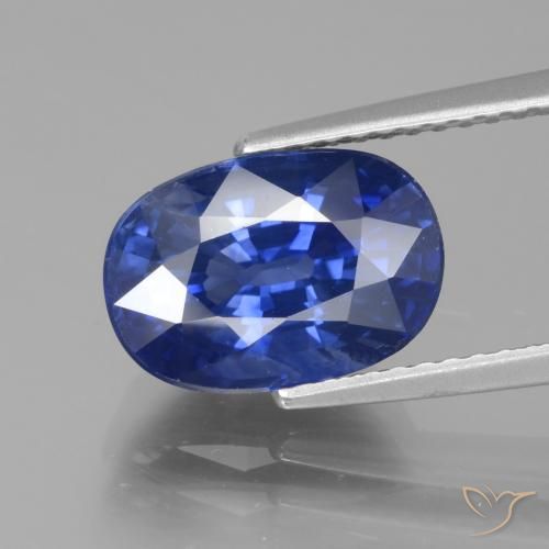 ロイヤルブルーサファイア オーバルカット スリランカ産 0.82ct