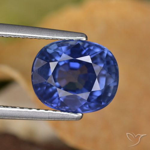 3.80ct 天然 コーンフラワーブルー サファイア, 楕円形, VS