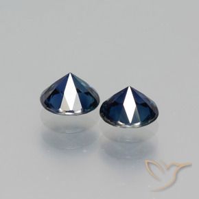 Shop natural 1.14ct 黒がかった青 サファイア gems, ラウンド, from マダガスカル at GemSelect. In stock, global shipping!