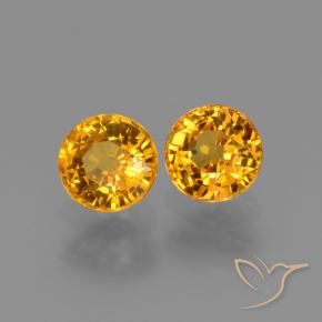Shop natural 1.36ct 濃いオレンジゴールド サファイア gems, ラウンド, from タンザニア at GemSelect. In stock, global shipping!