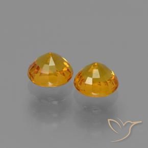 Shop natural 1.47ct オレンジゴールド サファイア gems, ラウンド, from タンザニア at GemSelect. In stock, global shipping!