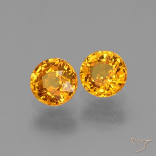 Shop natural 1.27ct オレンジゴールド サファイア gems, ラウンド, from タンザニア at GemSelect. In stock, global shipping!