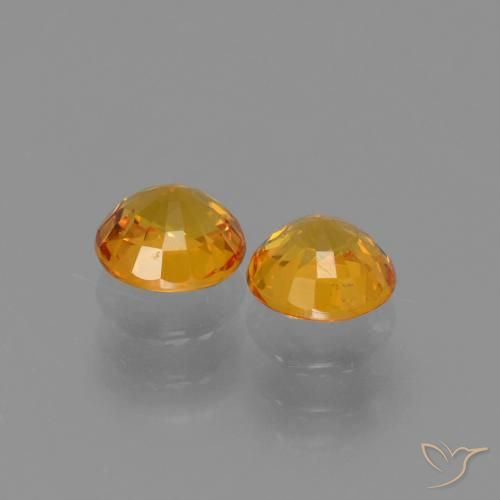 Shop natural 1.27ct オレンジゴールド サファイア gems, ラウンド, from タンザニア at GemSelect. In stock, global shipping!
