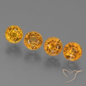 Shop natural 2.92ct 濃いオレンジゴールド サファイア gems, ラウンド, from タンザニア at GemSelect. In stock, global shipping!