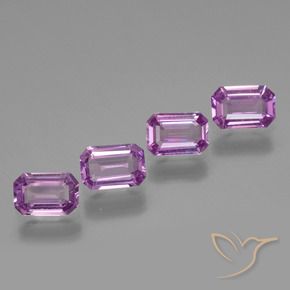 Shop natural 2.41ct ミディアムパープル サファイア gems, 八角形 / エメラルドカット, from タンザニア at GemSelect. In stock, global shipping!