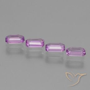 Shop natural 2.41ct ミディアムパープル サファイア gems, 八角形 / エメラルドカット, from タンザニア at GemSelect. In stock, global shipping!
