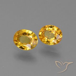Shop natural 1.30ct 濃いゴールデンオレンジ サファイア gems, 楕円形, from タンザニア at GemSelect. In stock, global shipping!