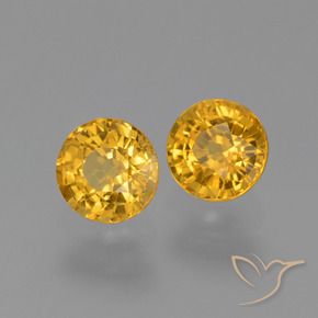 Shop natural 1.36ct 濃いゴールデンオレンジ サファイア gems, ラウンド, from タンザニア at GemSelect. In stock, global shipping!