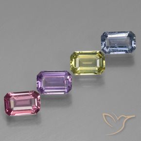 Shop natural 2.69ct マルチカラー サファイア gems, 八角形 / エメラルドカット, from タンザニア at GemSelect. In stock, global shipping!