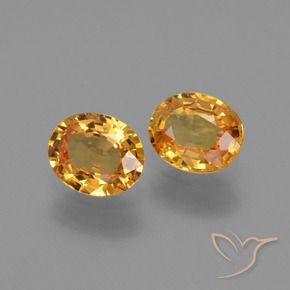Shop natural 1.54ct 濃いオレンジゴールド サファイア gems, 楕円形, from タンザニア at GemSelect. In stock, global shipping!