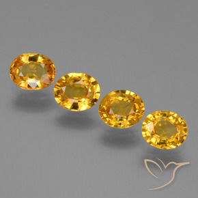 Shop natural 2.73ct 濃いオレンジゴールド サファイア gems, 楕円形, from タンザニア at GemSelect. In stock, global shipping!