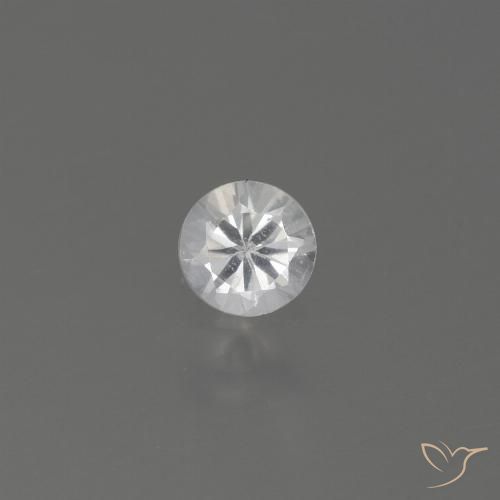 0.32ct 天然 ホワイト サファイア, ラウンド, VS