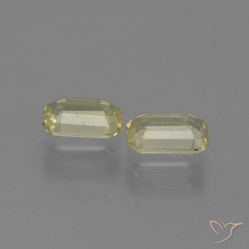 Shop natural 1.23ct 薄いイエロー サファイア gems, 八角形 / エメラルドカット, from タンザニア at GemSelect. In stock, global shipping!