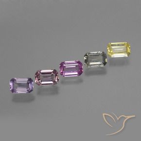 Shop natural 3.19ct マルチカラー サファイア gems, 八角形 / エメラルドカット, from タンザニア at GemSelect. In stock, global shipping!