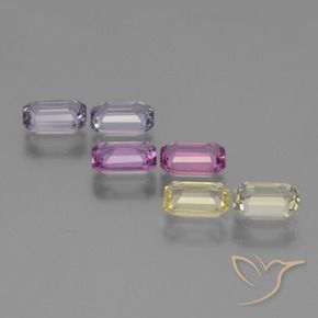 Shop natural 3.54ct マルチカラー サファイア gems, エメラルドカット, from タンザニア at GemSelect. In stock, global shipping!