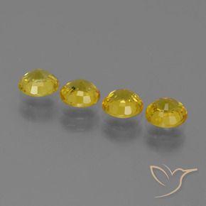 Shop natural 2.92ct 深い黄色 サファイア gems, ラウンド, from タンザニア at GemSelect. In stock, global shipping!