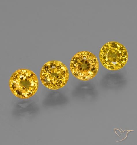 Shop natural 2.73ct 深い黄色 サファイア gems, ラウンド, from タンザニア at GemSelect. In stock, global shipping!