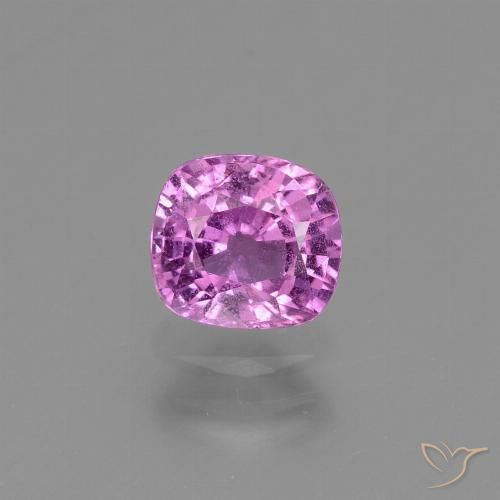 1.10ct 天然 ミディアムパープル サファイア, クッション, VS-SI