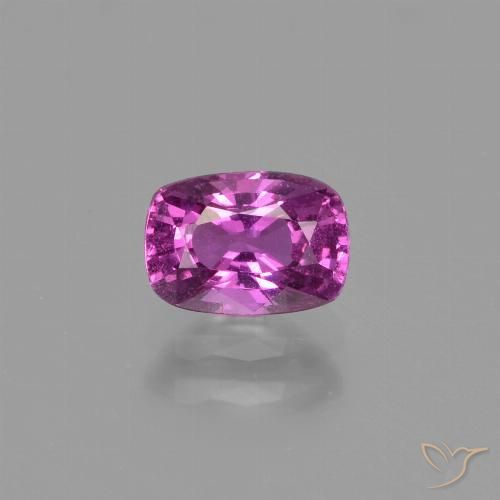 1.10ct 天然 明るいマゼンタ サファイア, クッション, VS