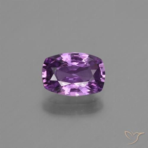 1.12ct 天然 ディープバイオレット サファイア, クッション, VVS-VS