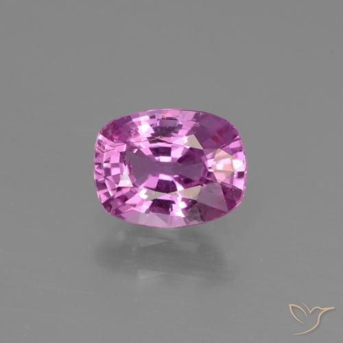 1.03ct 天然 濃い紫 サファイア, クッション, VS