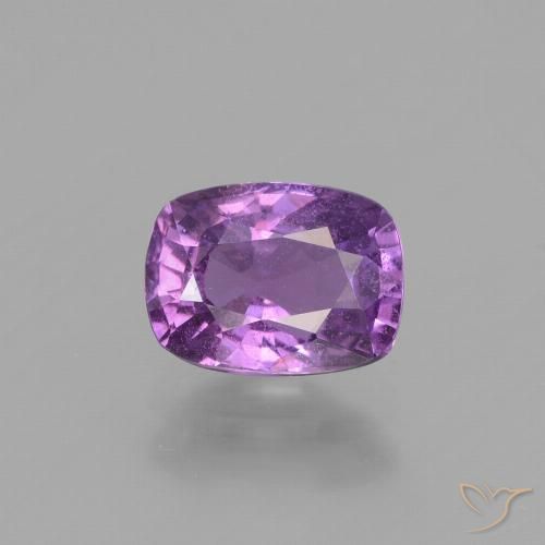 1.46ct 天然 ミディアムバイオレット サファイア, クッション, VS
